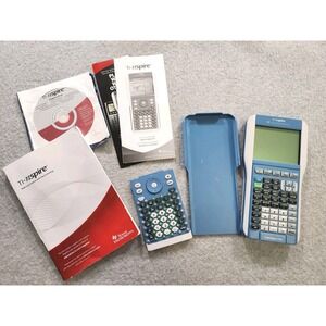 TI-Nspire TI-84 Plus Keypad Graphing Calculator Texas Instruments Manuals + Disc